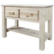 Pemberly Row 2 Drawers Transitional Wood Console Table in Natural