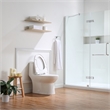Pemberly Row One-Piece Elongated Toilet With Dual Flush and Soft Close Seat