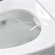 Pemberly Row Elongated Hands-Free Smart Bidet Toilet in White