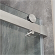 Pemberly Row Brushed Nickel Shower Kit Base and Door 36
