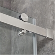 Pemberly Row Brushed Nickel Shower Kit Base and Door 36