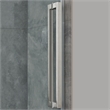 Pemberly Row Brushed Nickel Shower Kit Base and Door 36