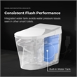 Pemberly Row 1.27/0.92 GPF Dual-Flush Smart Bidet Toilet with Built-in Tank