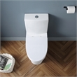 Pemberly Row 2-Pc 1.1/1.6 GPF Dual-Flush Elongated Toilet in White Seat Included