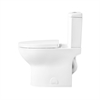 Pemberly Row 2-Pc 1.1/1.6 GPF Dual-Flush Elongated Toilet in White Seat Included