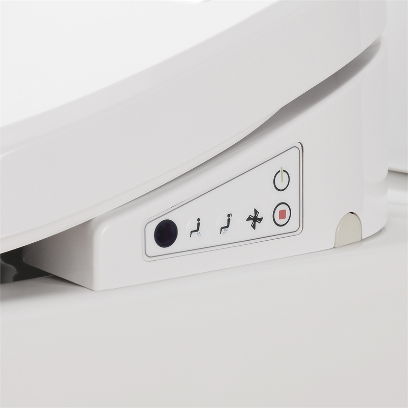Pemberly Row 2Pc 1.06/1.28 GPF Dual-Flush Elongated Toilet with Smart Bidet Seat
