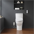Pemberly Row 2Pc 1.06/1.28 GPF Dual-Flush Elongated Toilet with Smart Bidet Seat
