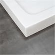 Pemberly Row Matte Black Corner Shower Kit Base and Door 32