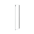 Pemberly Row Matte Black Corner Shower Kit Base and Door 32