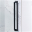 Pemberly Row Matte Black Shower Kit Base and Door 36