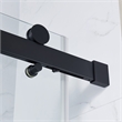 Pemberly Row Matte Black Shower Kit Base and Door 36