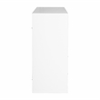 Pemberly Row Modern 8-Drawer Dresser with Large Fabric Drawers in White