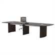 Pemberly Row Engineered Wood Conference Table in Mocha Brown