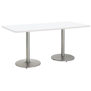 Pemberly Row 30&quot x 72&quot Bistro Height Conference Table - White