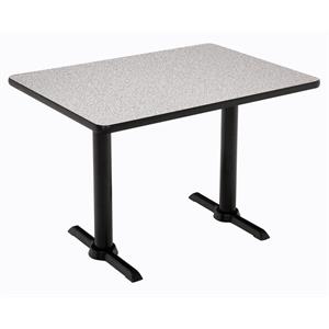 Pemberly Row 30&quotx48&quot Standard Height Conference Table - Graphite - Black T Base