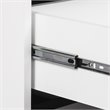 Pemberly Row 2-Drawer Modern Wood Mobile File Cabinet in White