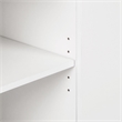 Pemberly Row 2-Door Modern Wood Credenza File Cabinet in White
