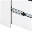 Pemberly Row 4-Drawer Modern Wood Lateral File Cabinet in White