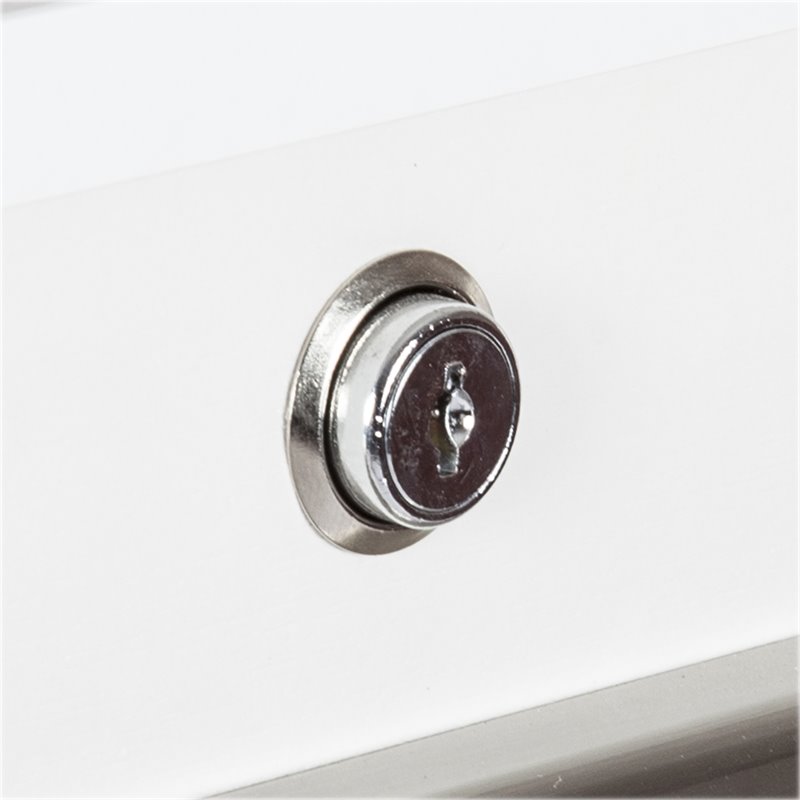 Pemberly Row 4-Drawer Modern Wood Lateral File Cabinet in White