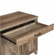 Pemberly Row 2-Door Modern Wood Laptop Credenza in Rustic Oak