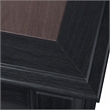 Pemberly Row Contemporary Wood Writing Desk with 3-Drawers in Brown