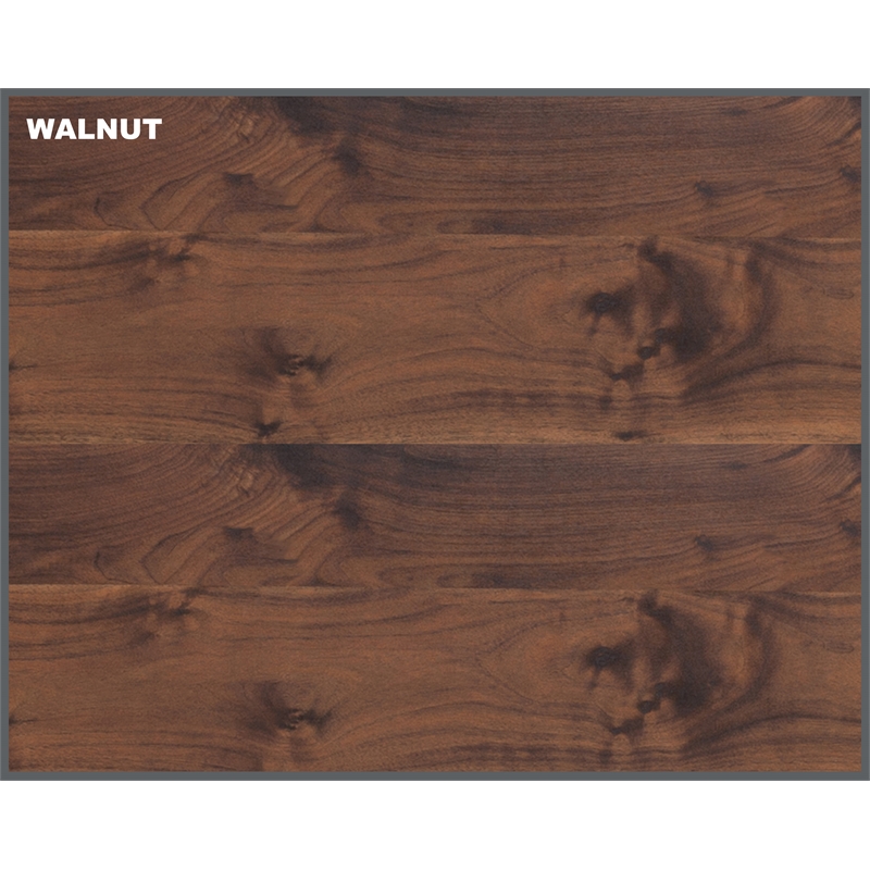 Pemberly Row Contemporary 3 Drawers Wood Mobile File Cabinet in Walnut