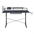 Pemberly Row Carbon Laminated with Durable Steel Frame Gaming Desk
