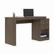 Pemberly Row Expandable Contemporary Wood Writing Desk in Walnut