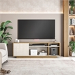 Pemberly Row Particle Board Wood TV Stand with Storage for TVs up to 70