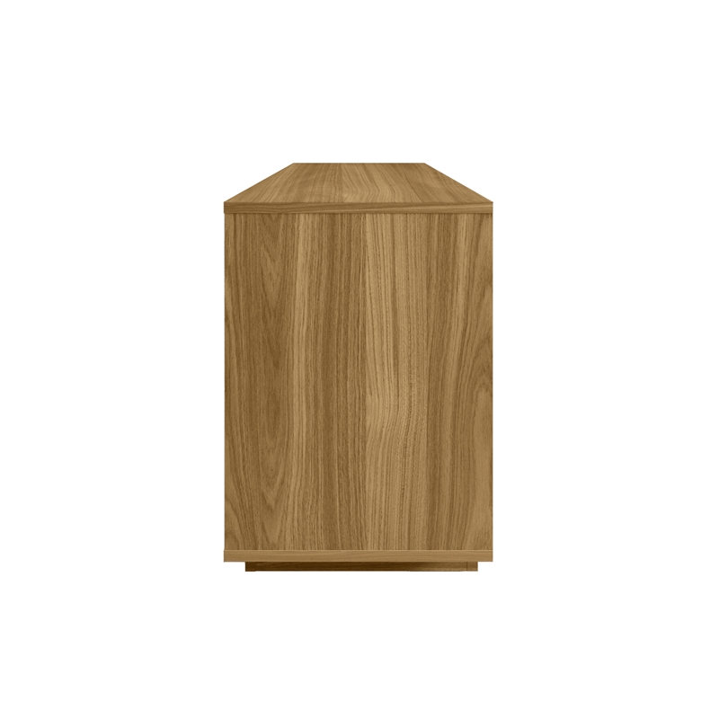 Pemberly Row Particle Board Wood TV Stand with Storage for TVs up to 70