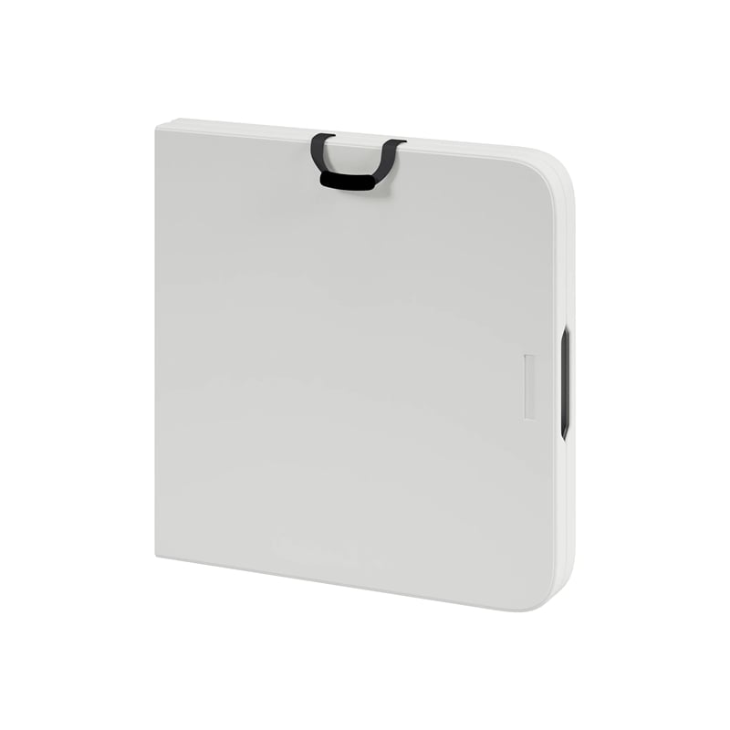 Pemberly Row Height Adjustable 4 FT Granite White Folding Table