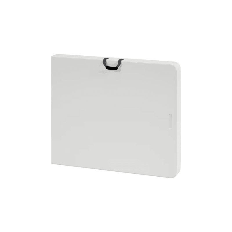 Pemberly Row Contemporary 6 FT Granite White Space-saving Folding Table