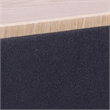 Pemberly Row Storage Ottoman with Reversible Wooden Tray Top - Black