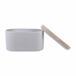 Pemberly Row Storage Ottoman with Reversible Wooden Tray Top - Natural