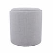 Pemberly Row Storage Ottoman with Reversible Wooden Tray Top - Natural