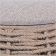 Pemberly Row Contemporary Natural Woven Ottoman with Storage - Brown