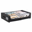 Pemberly Row Set of 2 Under-Bed Rolling Storage Container with Transparent Cover