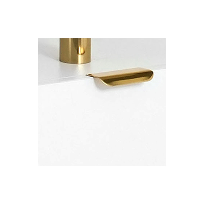 Pemberly Row Executive Desk with 3 Drawers and Cabinet - White and Gold