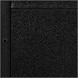 Pemberly Row Black 2-Drawer Rolling Locking File Cabinet w/ USB