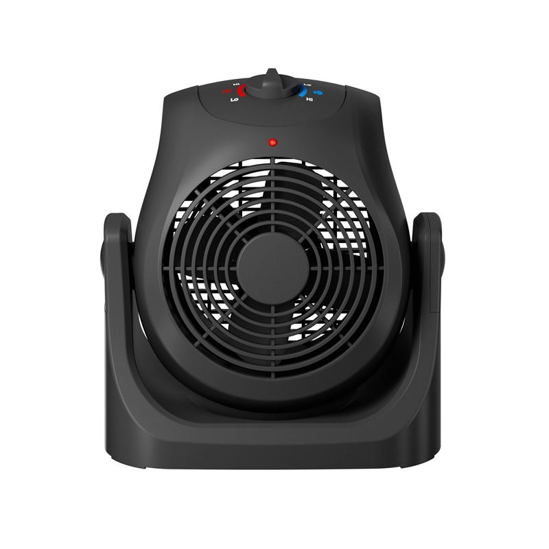 Pemberly Row Contemporary 2-in-1 Portable 1500W Space Heater and Fan