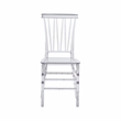 Pemberly Row Stackable Chiavari Style Clear Acrylic Event Chairs - Set of 2