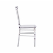 Pemberly Row Stackable Chiavari Style Clear Acrylic Event Chairs - Set of 2
