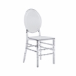 Pemberly Row Stackable Ghost Style Clear Acrylic Event Chairs - Set of 2
