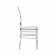 Pemberly Row Stackable Ghost Style Clear Acrylic Event Chairs - Set of 2