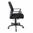 Pemberly Row Ergonomic Black Mesh Office Chair with Adjustable Height