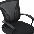 Pemberly Row Ergonomic Black Mesh Office Chair with Adjustable Height