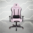 Pemberly Row Contemporary Pink Height Adjustable Gaming Chair