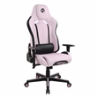 Pemberly Row Contemporary Pink Height Adjustable Gaming Chair