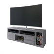 Pemberly Row Contemporary Adjustable TV Stand Console for TV's up to 65