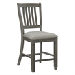 Pemberly Row Counter Height Dining Chair in Antique Gray (Set of 6)